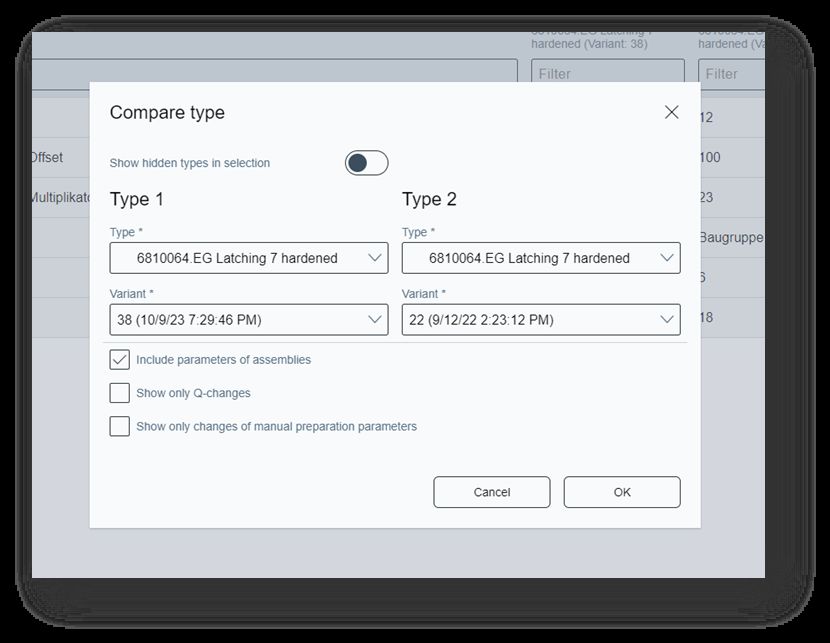 Bild 3: Typvergleich